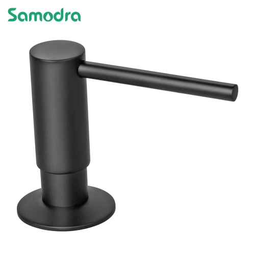 Samodra Black Liquid Soap Dispensers Brass Pump Head...