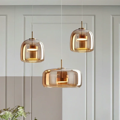 Nordic LED Galss Pendant Lights Modern Luxury Hangin...