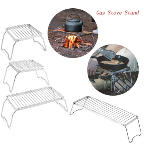 Multifunction Folding Campfire Grill Stand Tourism P...