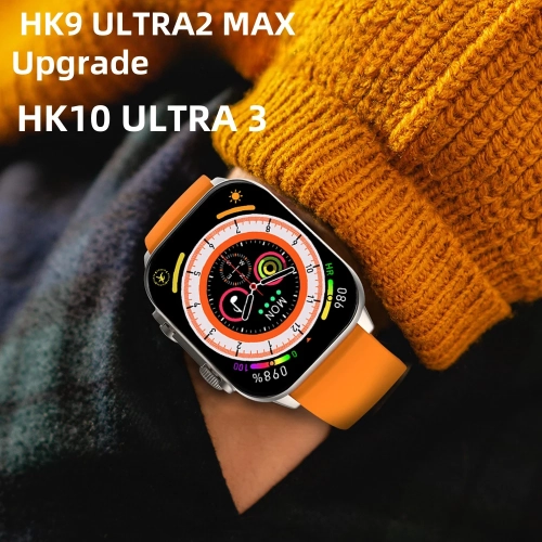 HK10 ULTRA 3 MAX Smartwatch 2025 49mm HD AMOLED 4G R...