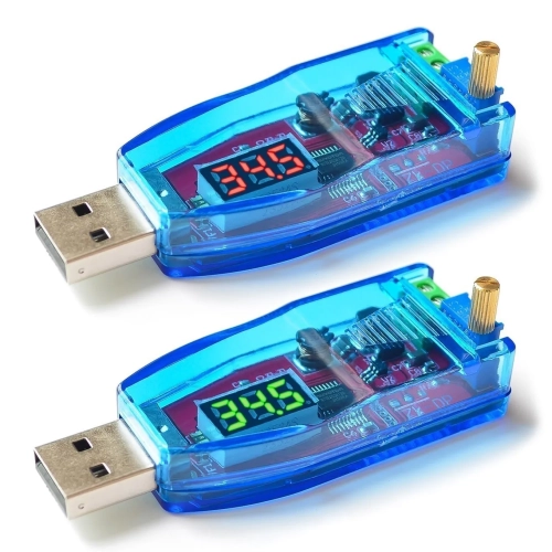DC-DC 5V to 3.3V 9V 12V 24V USB Step UP / Down Power...