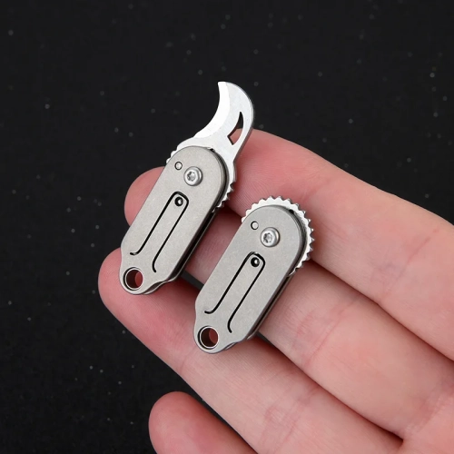 Mini EDC Pocket Folding Knife Portable Stainless Ste...