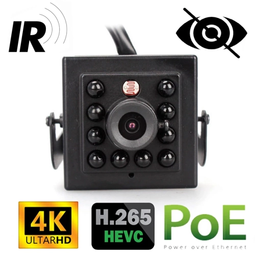 4K Ultra HD 8MP IP Camera Indoor H.265 Onvif Mini Sm...