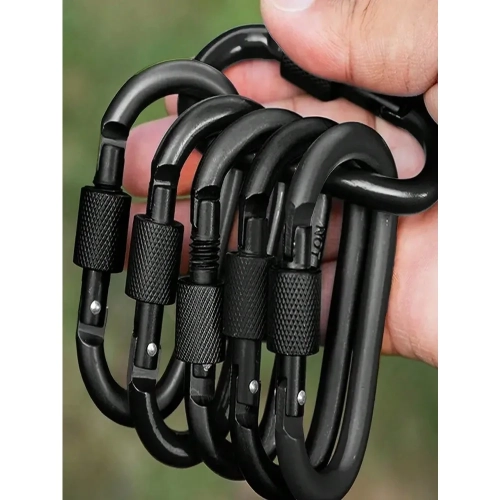 Outdoor Mountain Climbing Aluminum Alloy D-Shaped Ca...