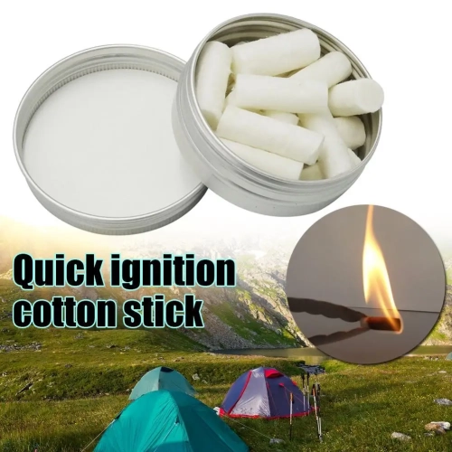 12pcs Outdoor Camping Paraffin Wax Survival Fire Sta...
