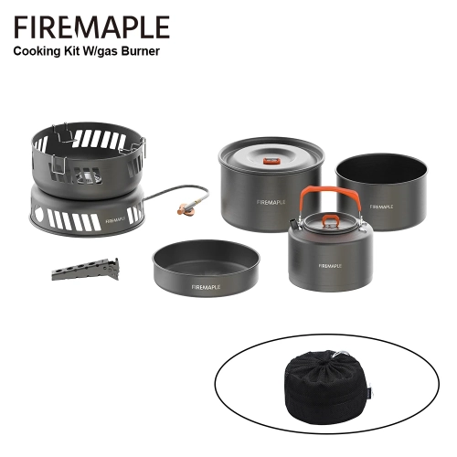 Fire-Maple Cooking Kit W/gas Burner Cookware Set Out...