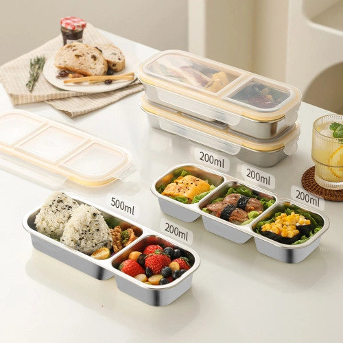 Outdoor Camping Stainless Steel Lunch Box Leakproof ...