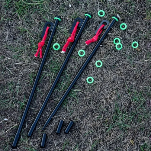 5/10/30/50pcs Outdoor Ground Nail Luminous Ring Sili...