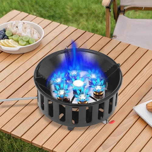 Camping Stove Outdoor Burner Portable Stove with 3 A...