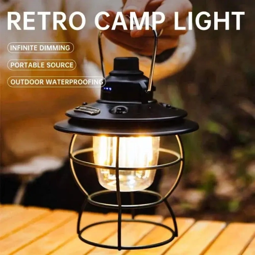 Retro Outdoor LED Light Three Modes Of Energy-saving...