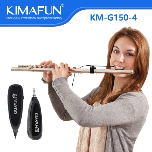 KIMAFUN Mini Instrument Flute Microphone Omnidirecti...