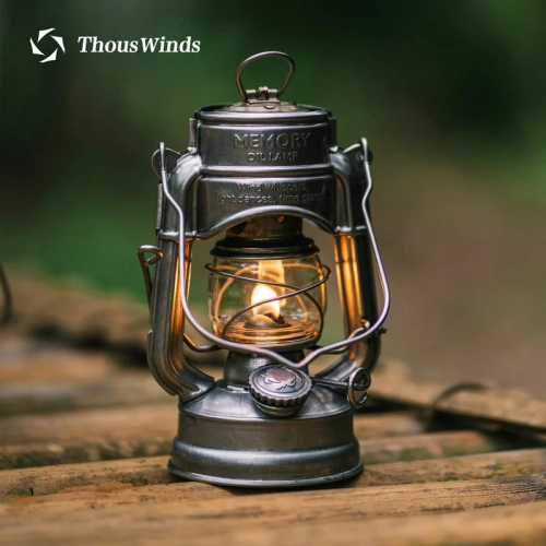 Thous Winds Memory Oil Lamp Outdoor Portable Mini Ca...