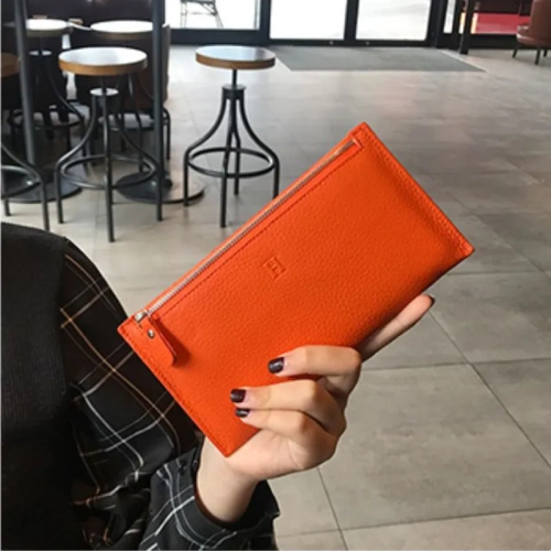 Designer Genuine Leather Vintage Minimalist High Cap...