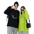 Women's Loose Long Sleeve Round Neck T-shirt Colour