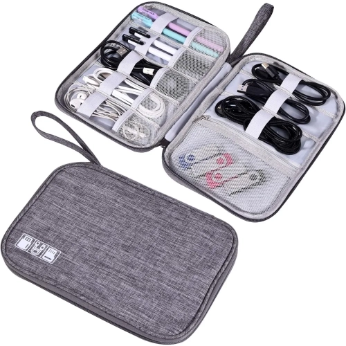 Electronics Organizer Bag Waterproof Carrying Pouch ...