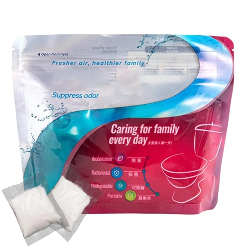 30Pcs Portable Toilet Powder Eco-Friendly Toilet Abs...