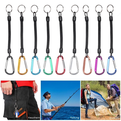 Anti-lost Phone Keychain Portable Fishing Lanyards C...