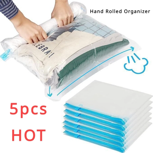 5pcs Travel Compression Bag Vacuum Bags for Storing ...