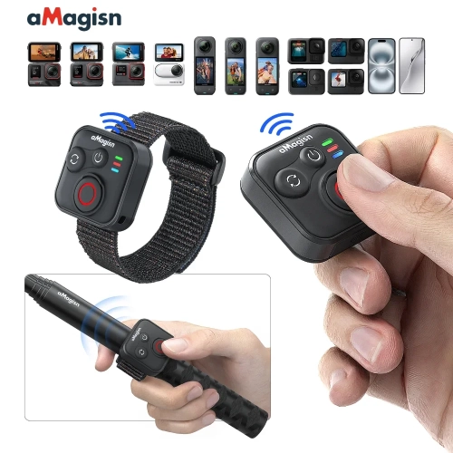 aMagisn 50M Bluetooth Remote Control for Insta360 X5...