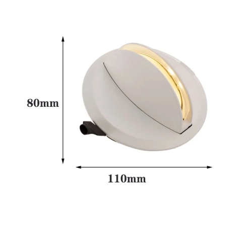 Roukeymi LED wall lights modern home decorative alum...