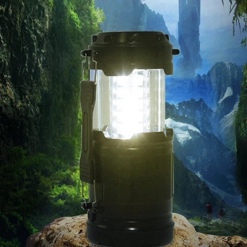 1pcs Tent LED Battery Lantern Telescopic Torch Campi...