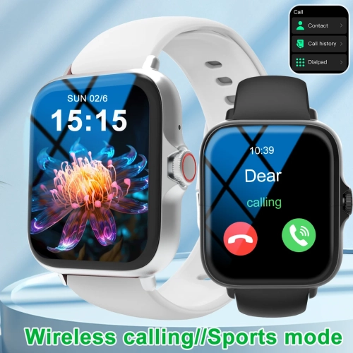 Smart watch with full touch screen, call, message re...
