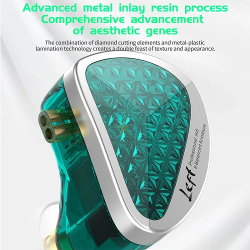 KZ AS16 Pro HIFI wired in-ear headphones 8BA Balance...