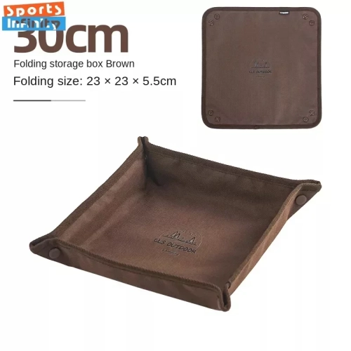Coffee Kaki 2 Colors Outdoor Camping Storage Tray Ho...
