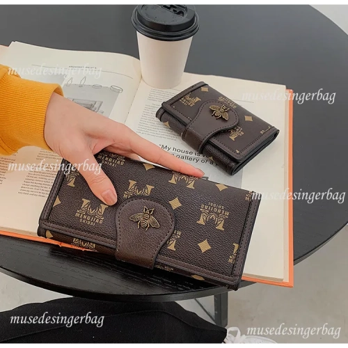Luxury Brand Designer Purse Vintage Bee Wallet For W...
