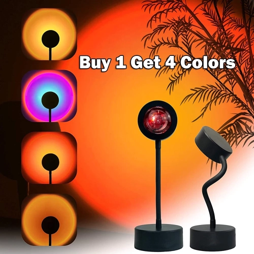 USB Sunset Lamp Sunset Projector Mood Light Living R...