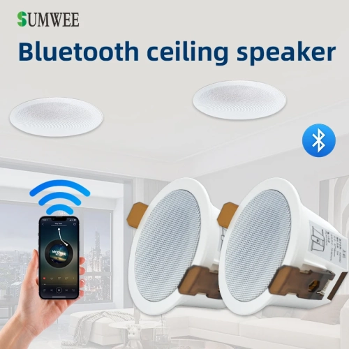 2 Inch mini home audio audience Bluetooth Ceiling Sp...