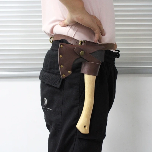 Leather Axe Sheath, Adjustable Hatchet Cover, Protec...