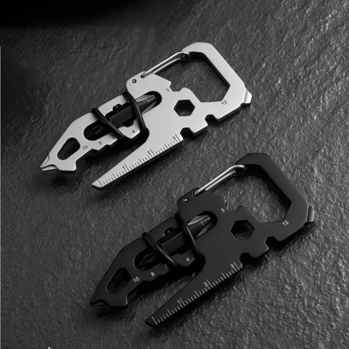 Stainless Steel Outdoor Tools Carabiner Clip Bottle ...