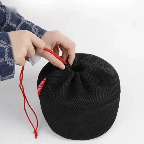 Portable Set Pot Storage Bag Light Mesh Fabric Table...