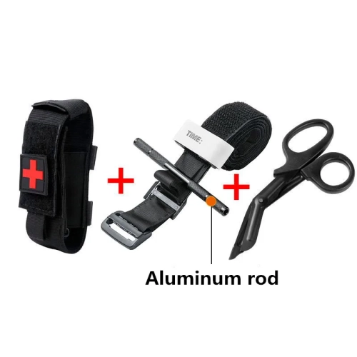 First Aid Rotary Pressure CAT Aluminum Rod Tournique...