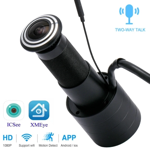 3MP 1080P HD Video Peephole Wifi Camera Motion Detec...