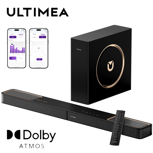 ULTIMEA 3.1.2ch Sound Bar with Dolby Atmos, Surround...