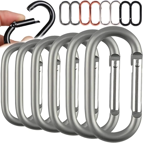5/10PCS Outdoor Kettle Buckle Aluminum Alloy D Carab...