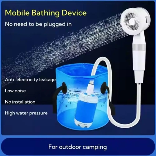 Outdoor Portable Shower, Rechargeable Electric Showe...
