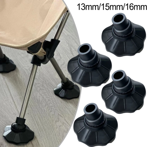 4pcs Camping Stool Leg Cap Non-slip Outdoor Camping ...