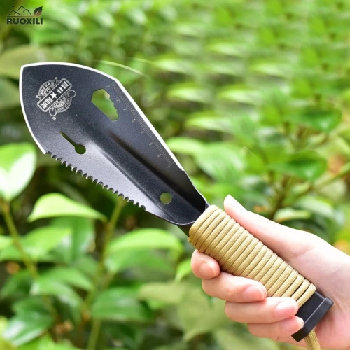Scoop Steel Portable Spade Garden Tools Field Surviv...