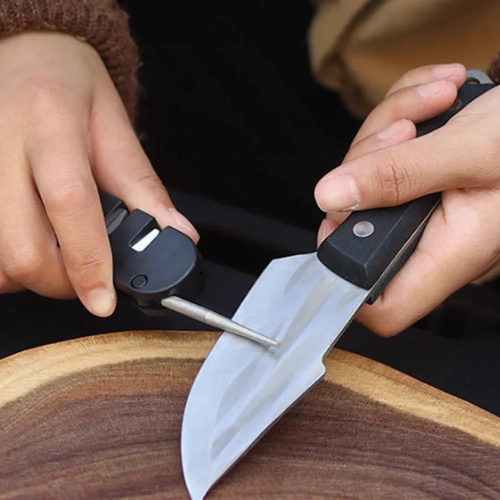 Portable Knife Sharpener Foldable Multi-function Cam...