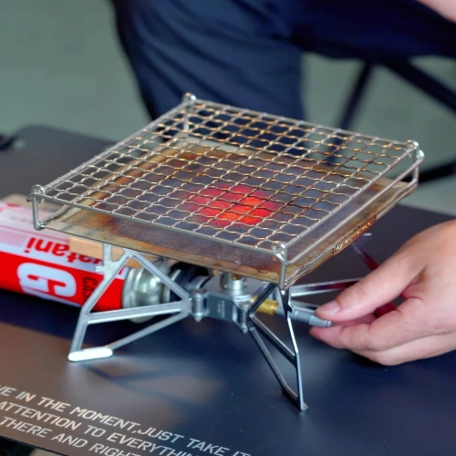 CAMPINGMOON Outdoor Camping 304 Stainless Steel Fold...