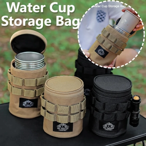 Outdoor Travel Water Cup Storage Bag Multi-functiona...