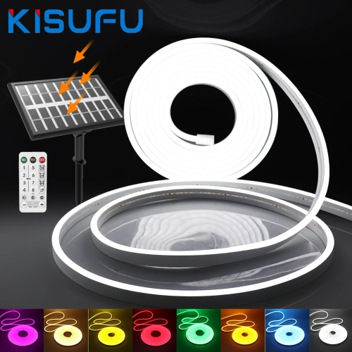 24V Solar COB Neon Light Strips Waterproof 2835 120L...