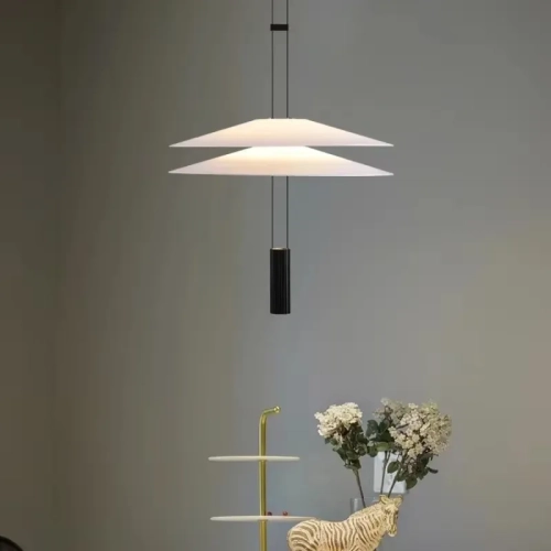 Minimalist Modern pendant light circular hanging lam...
