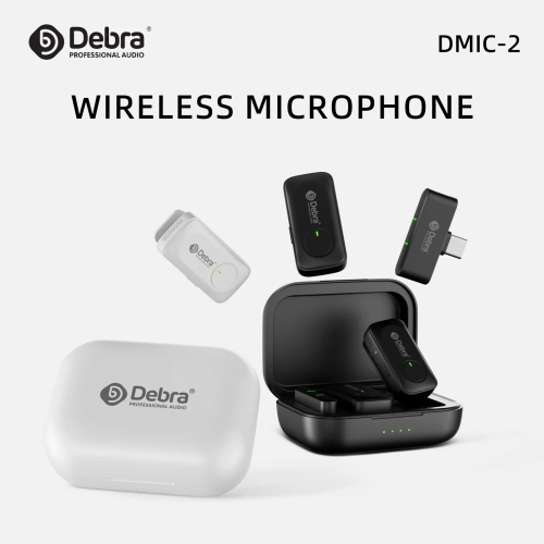 Debra DMIC-2 Mini Lavalier Microphone Portable Audio...
