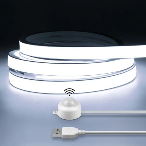 Smart PIR Motion Sensor Super Bright COB LED Strip N...
