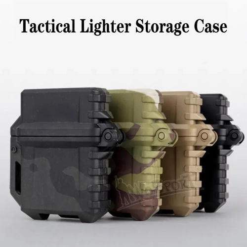 Tactical Lighter Storage Case Waterproof Portable Li...