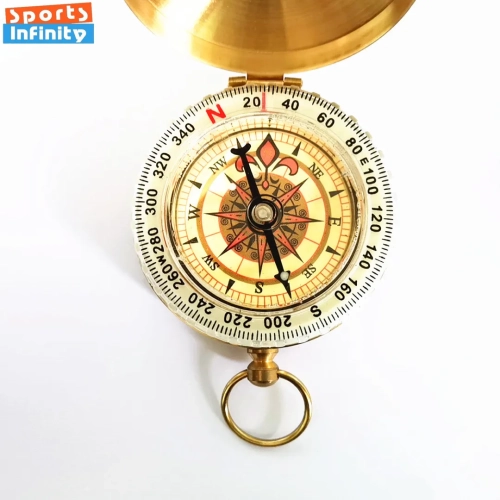 Luminous Pure Copper Waterproof Compass G50 Retro Fl...